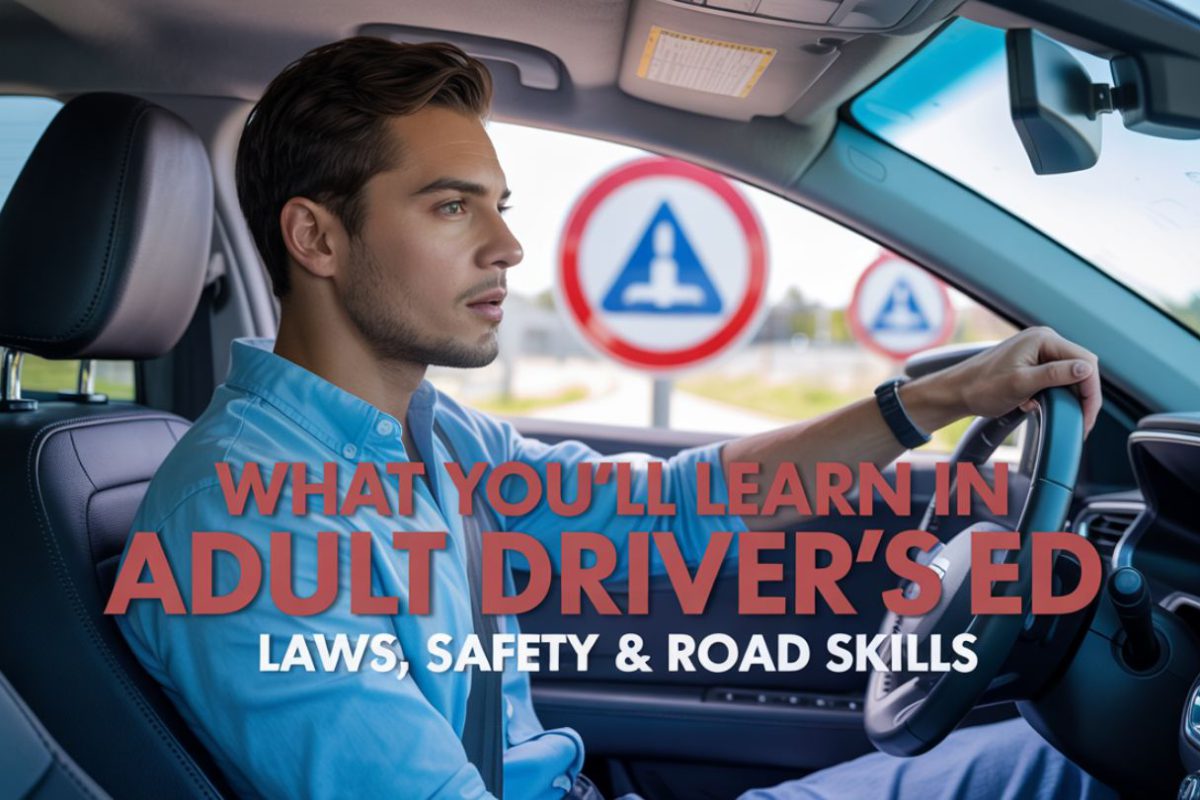 What You’ll Learn in Adult Driver’s Ed: Laws, Safety & Road Skills